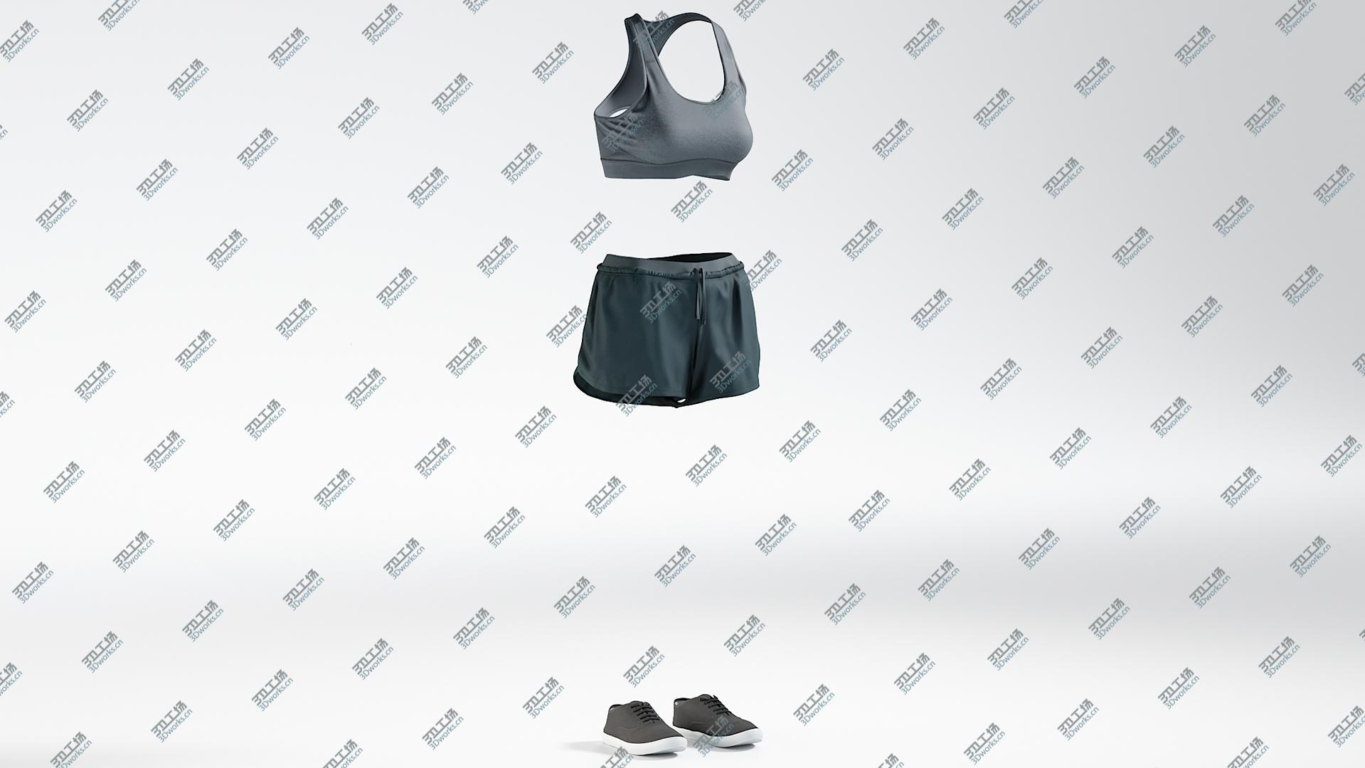 images/goods_img/20210319/Women's Sport Shorts with Tshirt and Sneakers 3D/5.jpg